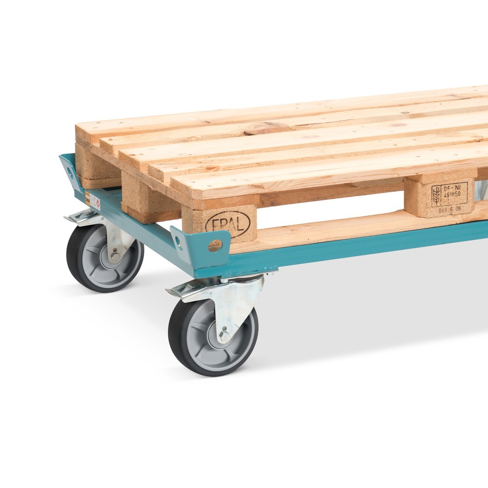 Produktabbildung Nr. 2: Lenkrolle TPE, spurlos, ØxB 125 x 35 mm, TK 160 kg