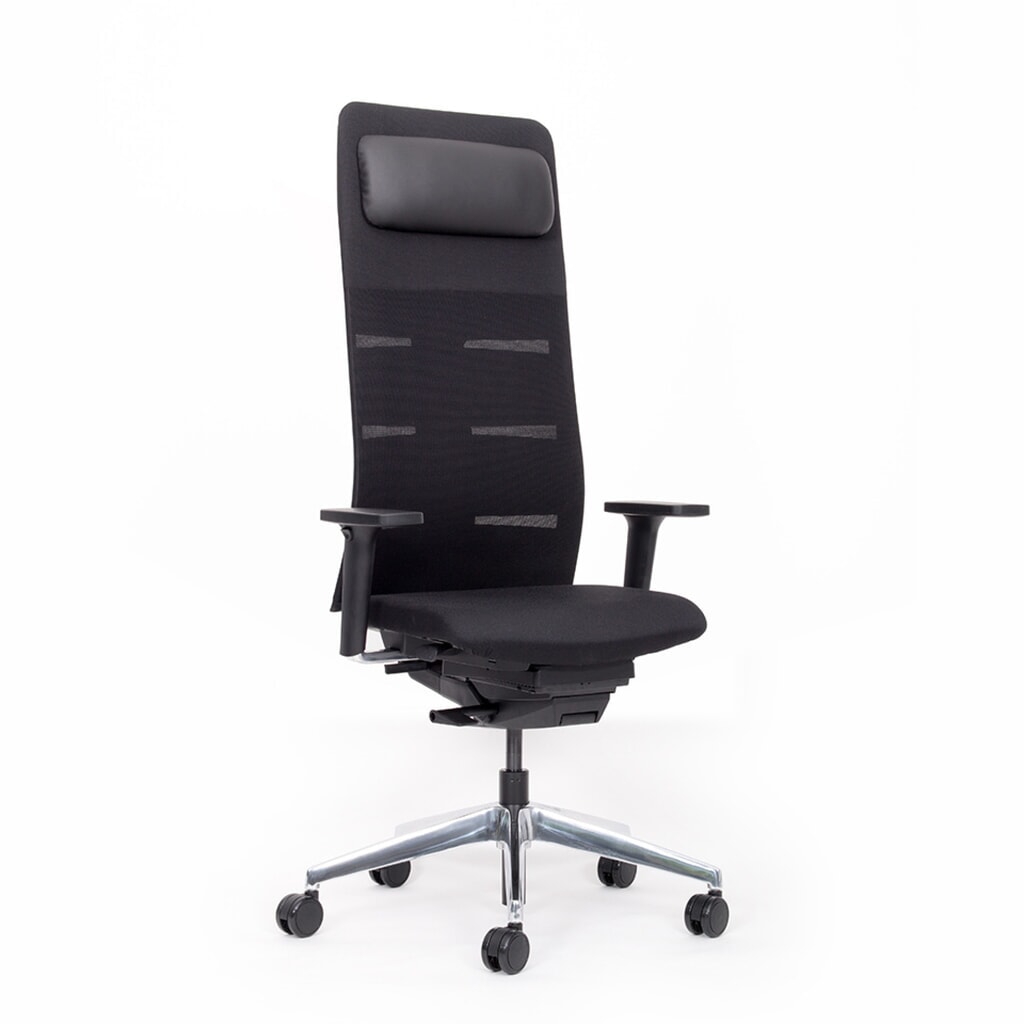Produktabbildung Nr. 2: lento agilis matrix MT14 Bürostuhl, 100% Polyester, schwarz