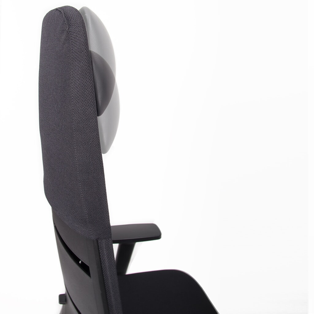 lento agilis matrix MT14 Bürostuhl, 100% Polyester, schwarz Produktabbildung Nr. 5: lento agilis matrix MT14 Bürostuhl, 100% Polyester, schwarz