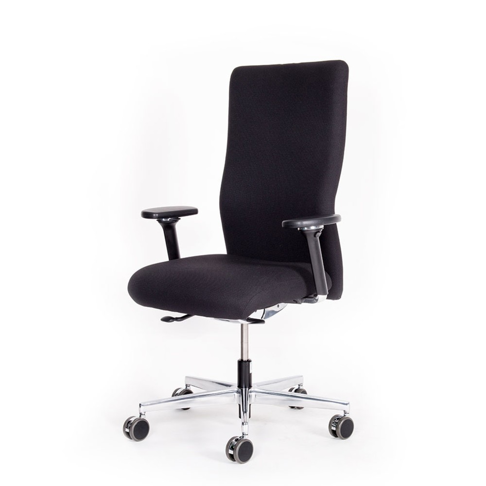Produktabbildung Nr. 3: lento agilis XL AG12 Bürostuhl, 100% Polyester, schwarz