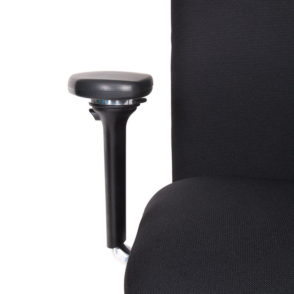 Produktabbildung Nr. 6: lento agilis XL AG12 Bürostuhl, 100% Polyester, schwarz