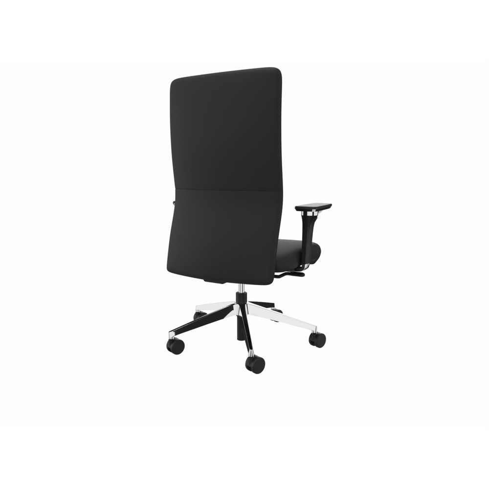 Produktabbildung Nr. 2: lento agilis XL AG13 Bürostuhl, 100% Echtleder, schwarz