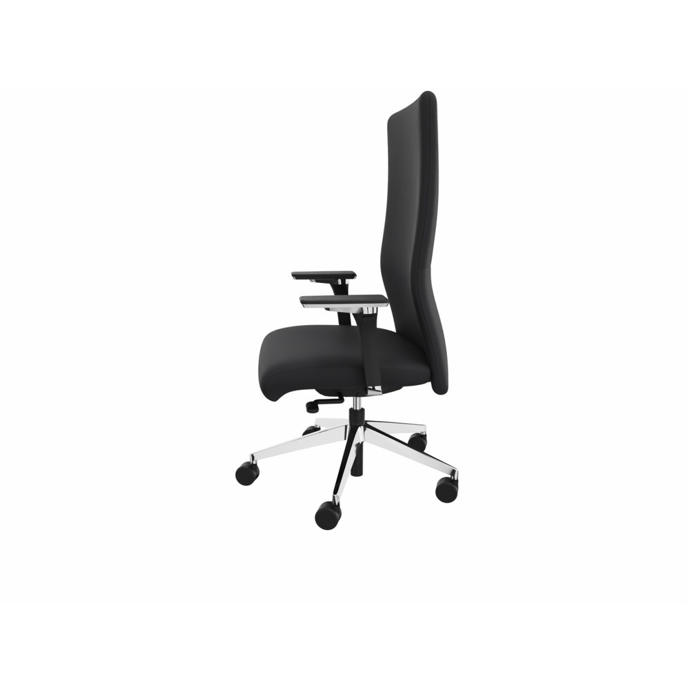 Produktabbildung Nr. 3: lento agilis XL AG13 Bürostuhl, 100% Echtleder, schwarz