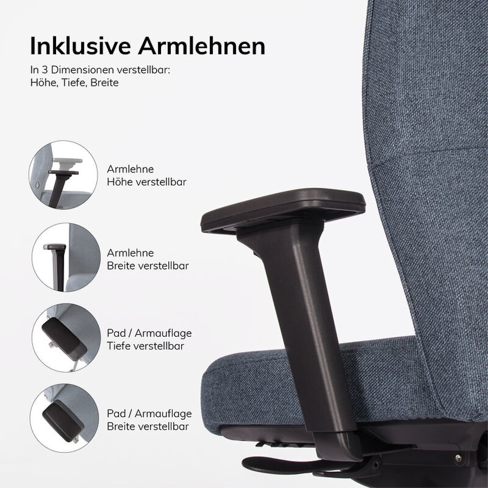 Produktabbildung Nr. 2: lento genesis GE10 Bürostuhl, beige