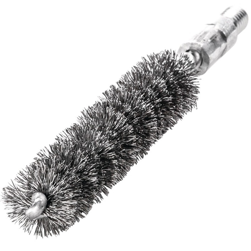 Produktabbildung Nr. 2: LESSMANN Rohrbürste L.115mm D.10mm VA-Stahldraht gewellt Besatz-L.80mm