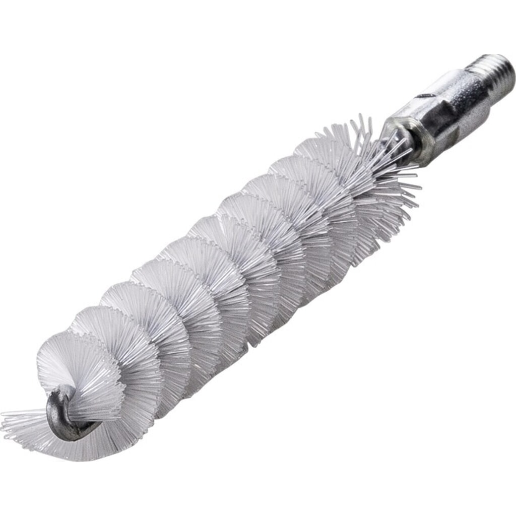 Produktabbildung: LESSMANN Rohrbürste, Nylon PA glatt, Länge 115 mm Ø 10 mm, Besatzlänge 80 mm