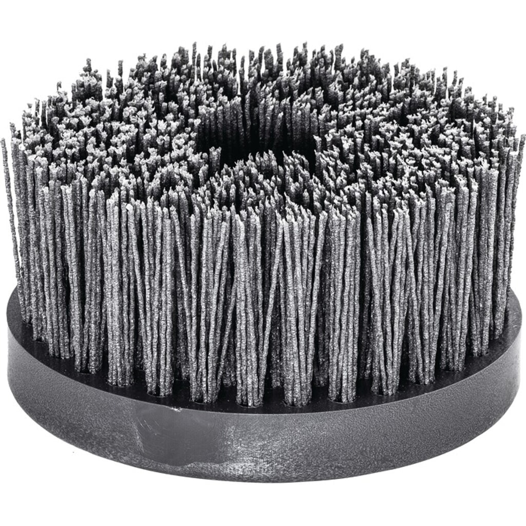 Produktabbildung: LESSMANN Tellerbürste D.130mm M14 SiC Schleifborsten K.80 2500min-¹