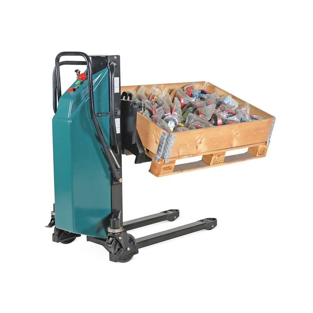 Illustration du produit: Lève-palettes, orientable, levage électrique, hauteur de levage 900 mm