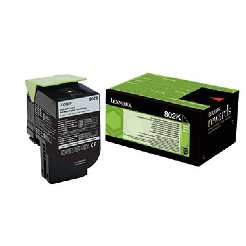 Produktabbildung: Lexmark Toner 80C20K0 1.000Seiten schwarz