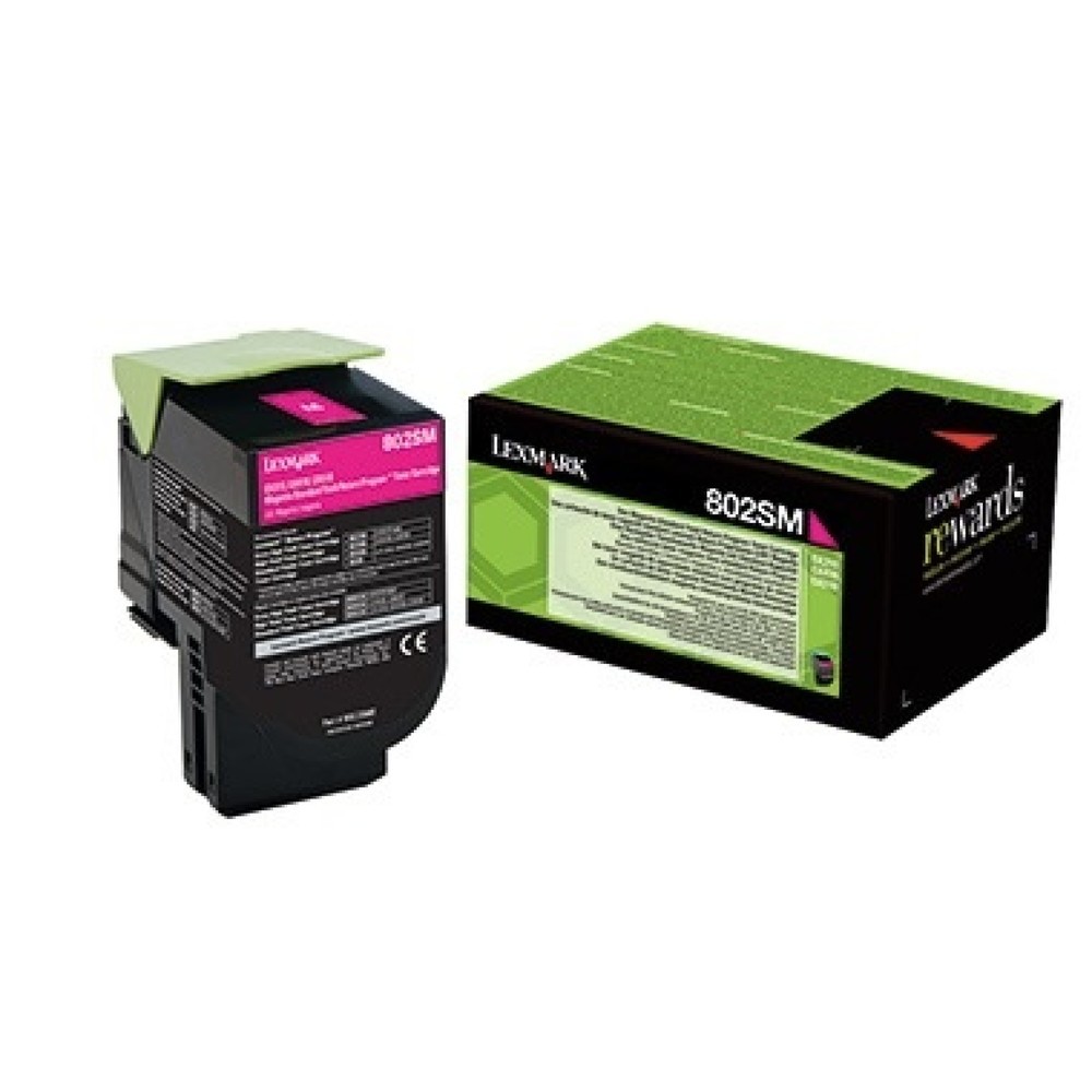 Produktabbildung: Lexmark Toner 802SM 80C2SM0 2.000Seiten magenta