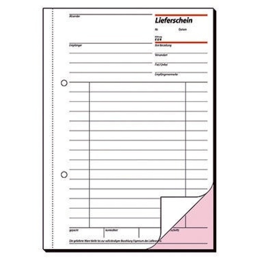 Sigel Lieferschein LI525 DIN A5 2x50Blatt Produktabbildung: Sigel Lieferschein LI525 DIN A5 2x50Blatt