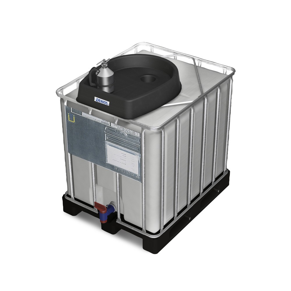 Číslo obrázka výrobku 3: Lievik pre IBC, V x Š x H 200 x 690 x 820 mm, objem 30 litrov
