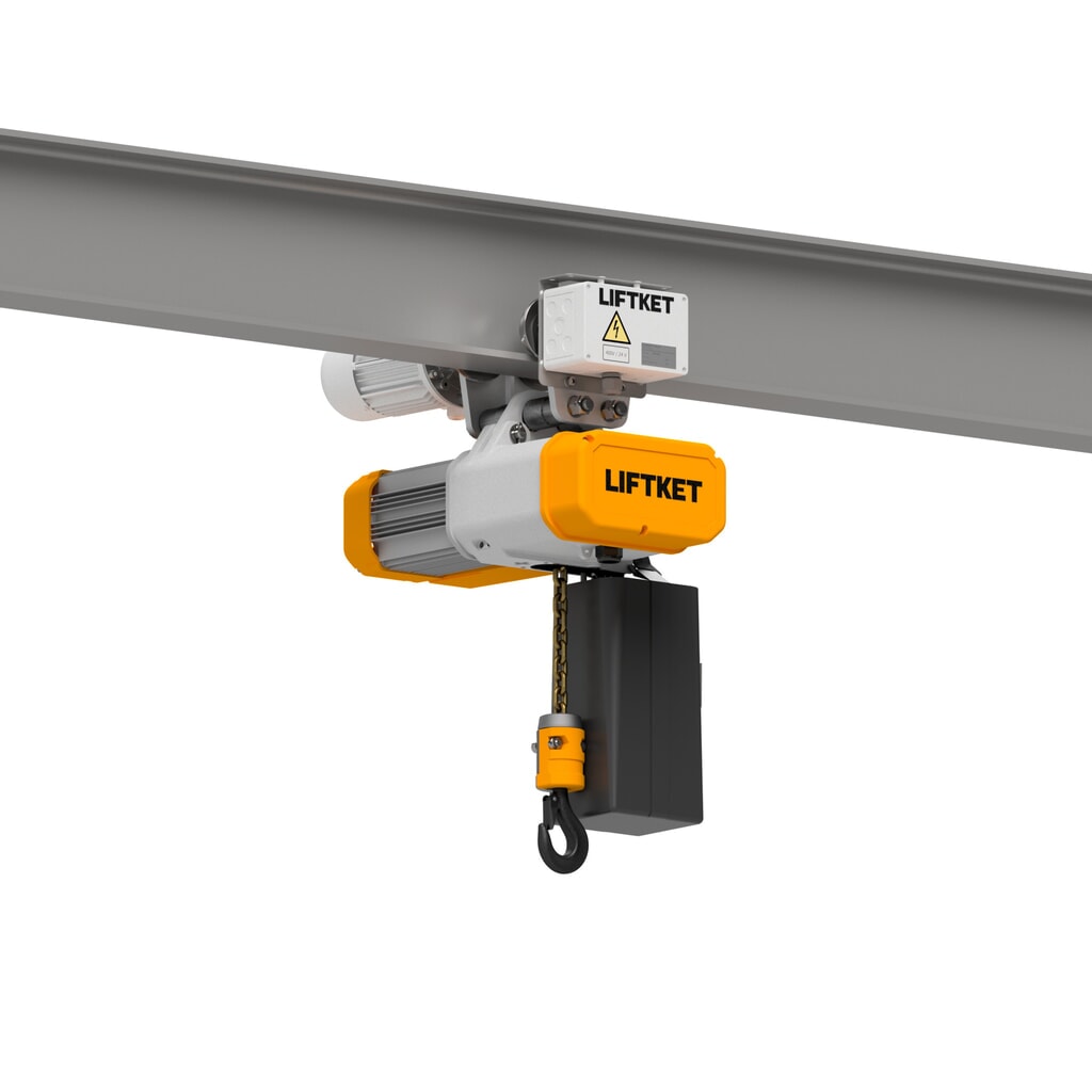 Produktabbildung Nr. 5: LIFTKET Elektrokettenzug S-Line mit Elektrofahrwerk, TK 125 kg, 8/2 m/min