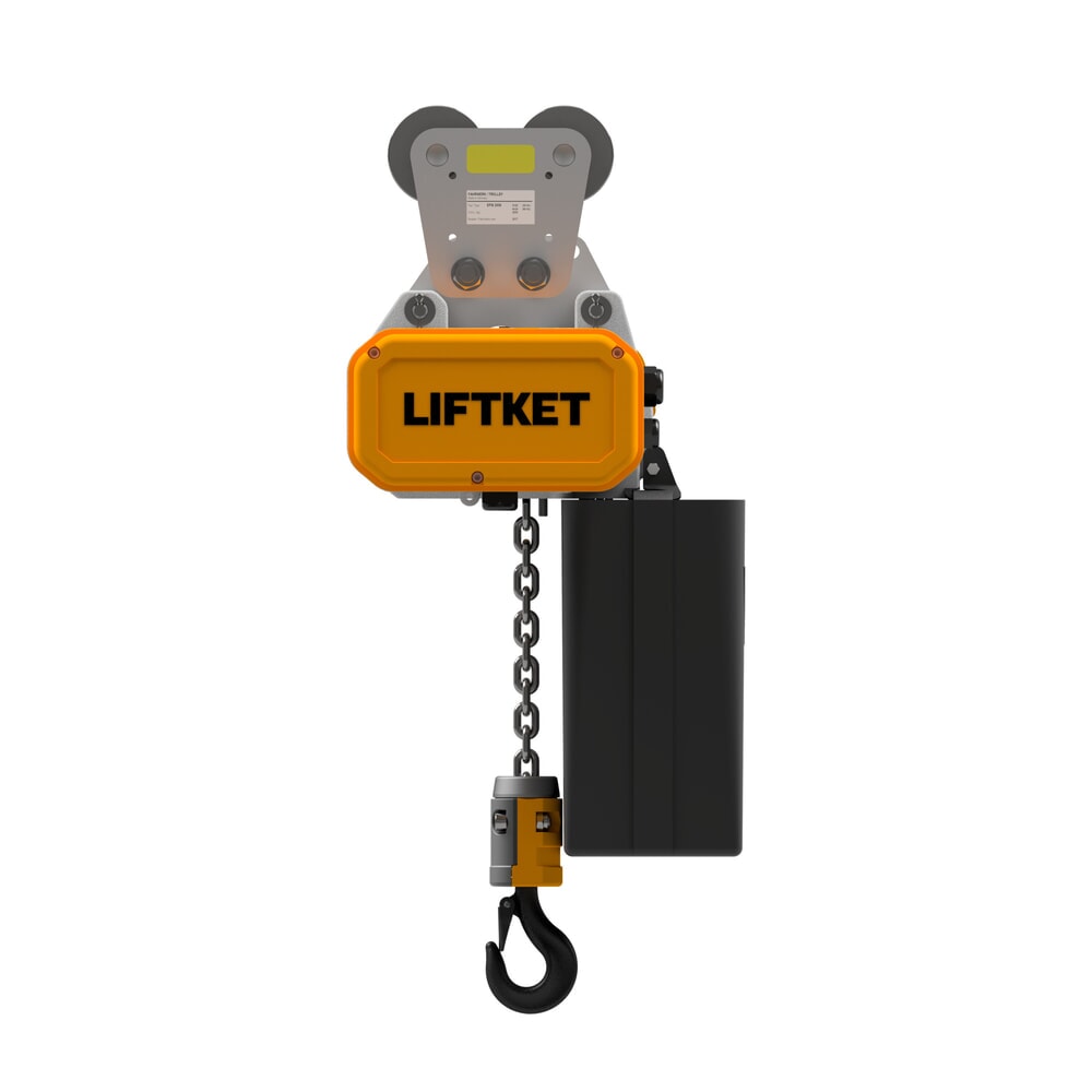 Produktabbildung: LIFTKET Elektrokettenzug S-Line mit Handfahrwerk, TK 125 kg, 8/2 m/min