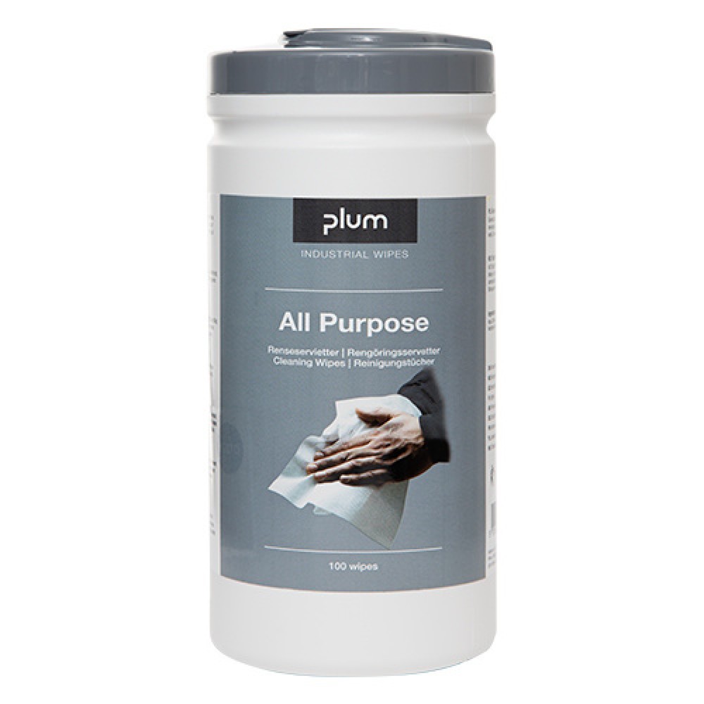 Illustration du produit: Lingettes nettoyantes PlumWipes All-Purpose, 100 pcs/boîte