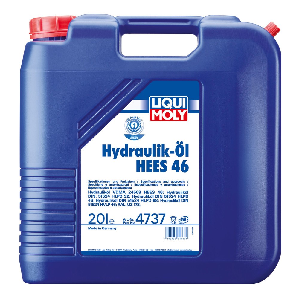 Produktabbildung: LIQUI MOLY Hydrauliköl HEES 46  20 l