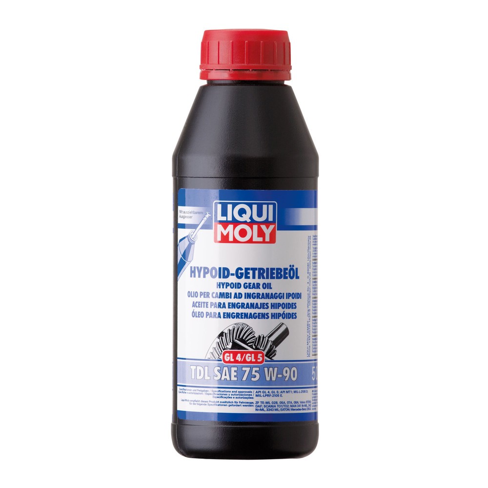 Produktabbildung: LIQUI MOLY Hypoid-Getriebeöl (GL4/5) TDL SAE 75W-90 500 ml