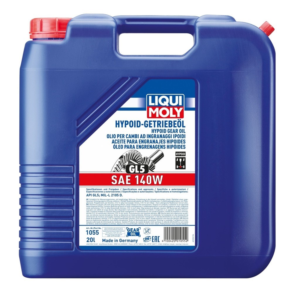 Produktabbildung: LIQUI MOLY Hypoid-Getriebeöl (GL5) SAE 140W 20 l