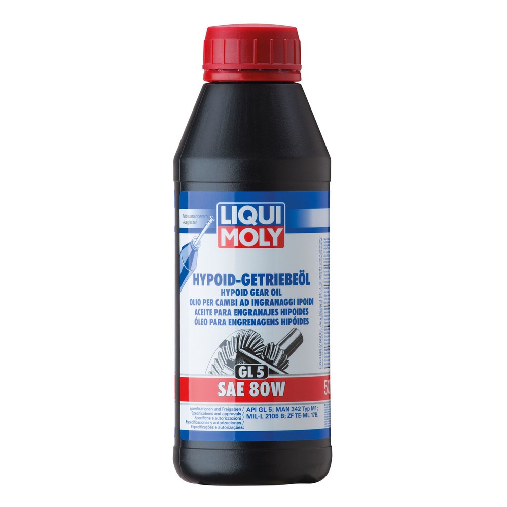 Produktabbildung: LIQUI MOLY Hypoid-Getriebeöl (GL5) SAE 80W 500 ml