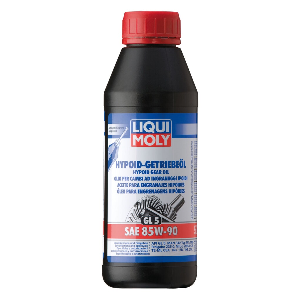 LIQUI MOLY Hypoid-Getriebeöl (GL5) SAE 85W-90 500 ml Produktabbildung: LIQUI MOLY Hypoid-Getriebeöl (GL5) SAE 85W-90 500 ml