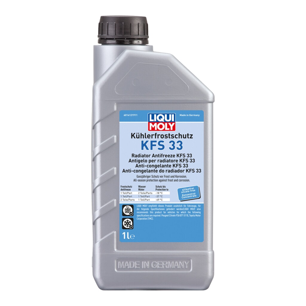 LIQUI MOLY Kühlerfrostschutz KFS 33 1 l Produktabbildung: LIQUI MOLY Kühlerfrostschutz KFS 33 1 l