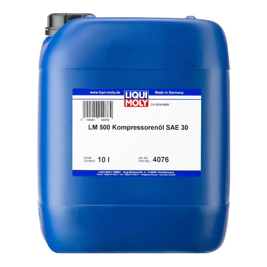LIQUI MOLY LM 500 Kompressorenöl SAE 30 10 l Produktabbildung: LIQUI MOLY LM 500 Kompressorenöl SAE 30 10 l