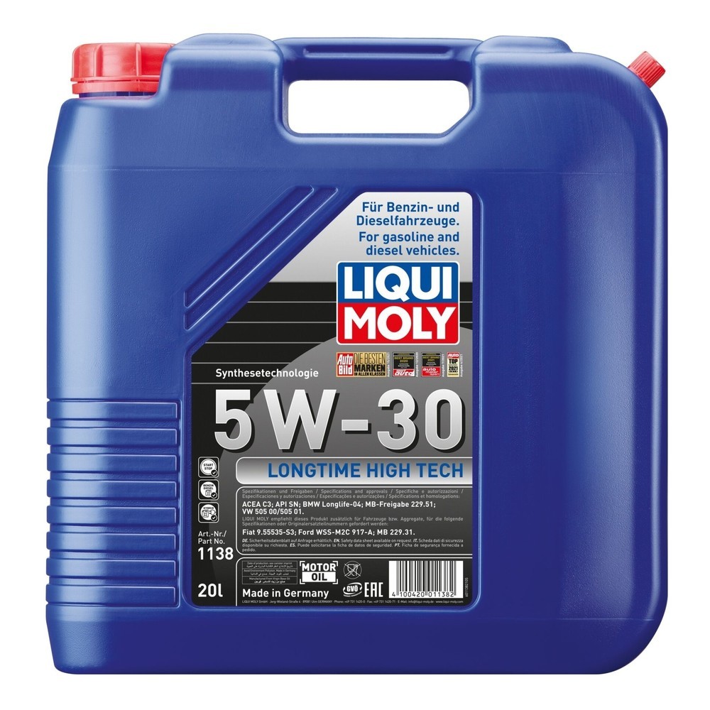 Produktabbildung Nr. 1: LIQUI MOLY Longtime High Tech 5W-30 20 l