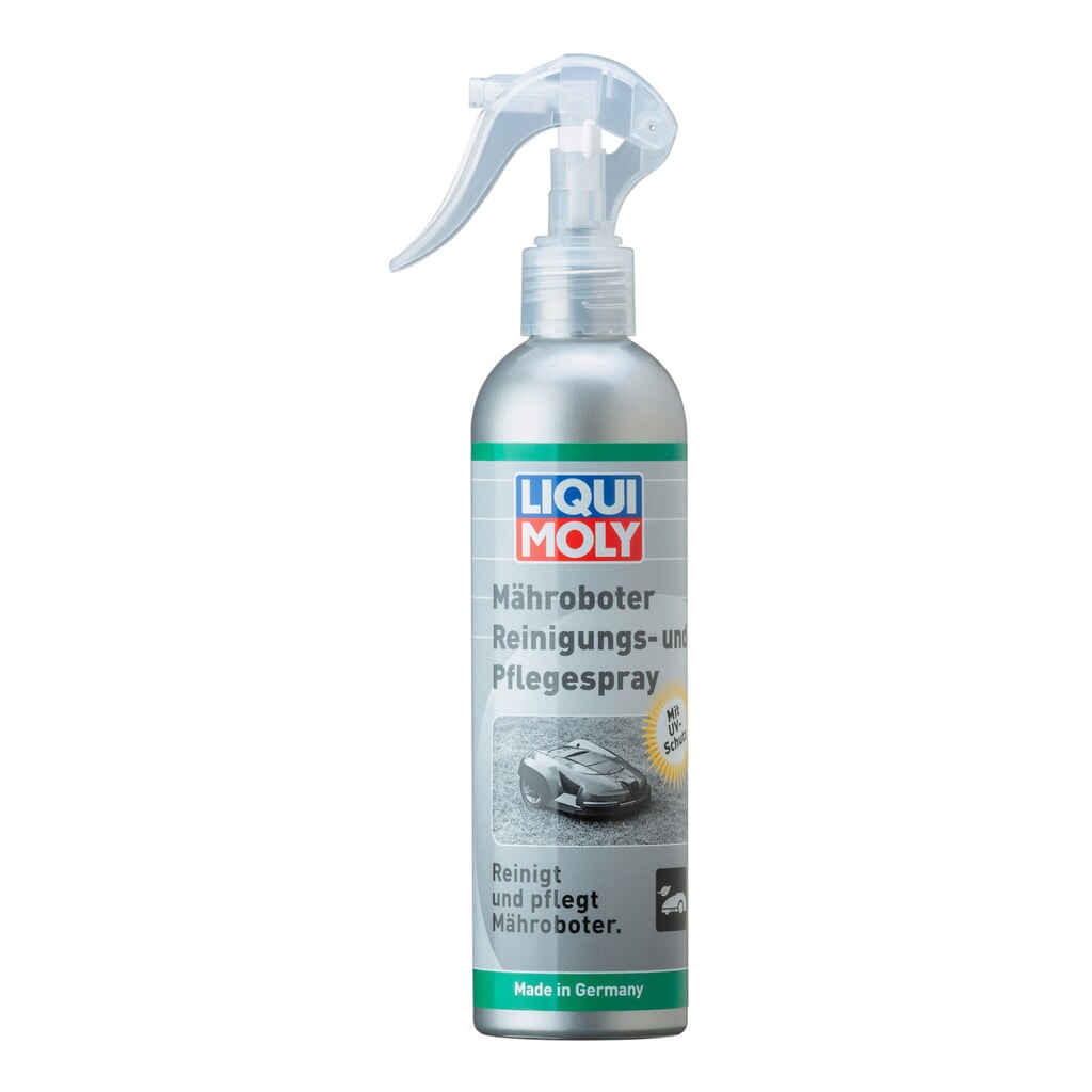 LIQUI MOLY Mähroboter Reinigungs- und Pflegespray 300 ml Produktabbildung: LIQUI MOLY Mähroboter Reinigungs- und Pflegespray 300 ml