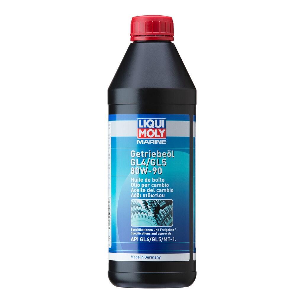 LIQUI MOLY Marine Getriebeöl GL4/GL5 80W-90 1 l Produktabbildung: LIQUI MOLY Marine Getriebeöl GL4/GL5 80W-90 1 l