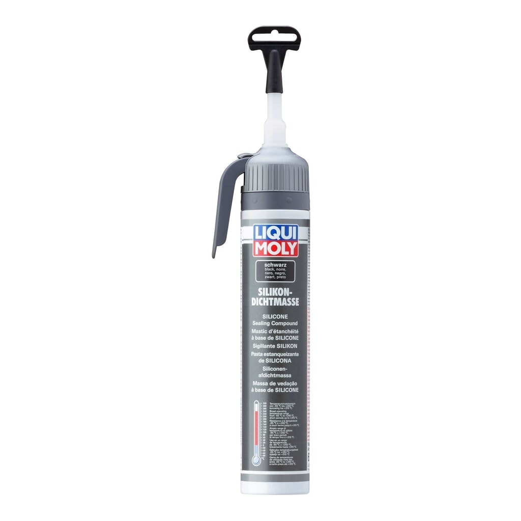 LIQUI MOLY Silikondichtmasse schwarz 200 ml Produktabbildung: LIQUI MOLY Silikondichtmasse schwarz 200 ml