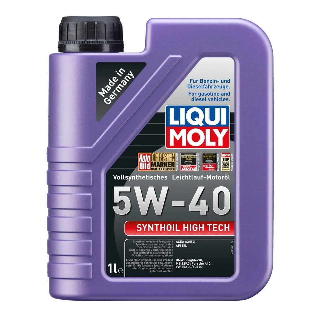 LIQUI MOLY Synthoil High Tech 5W-40 1 l Produktabbildung: LIQUI MOLY Synthoil High Tech 5W-40 1 l