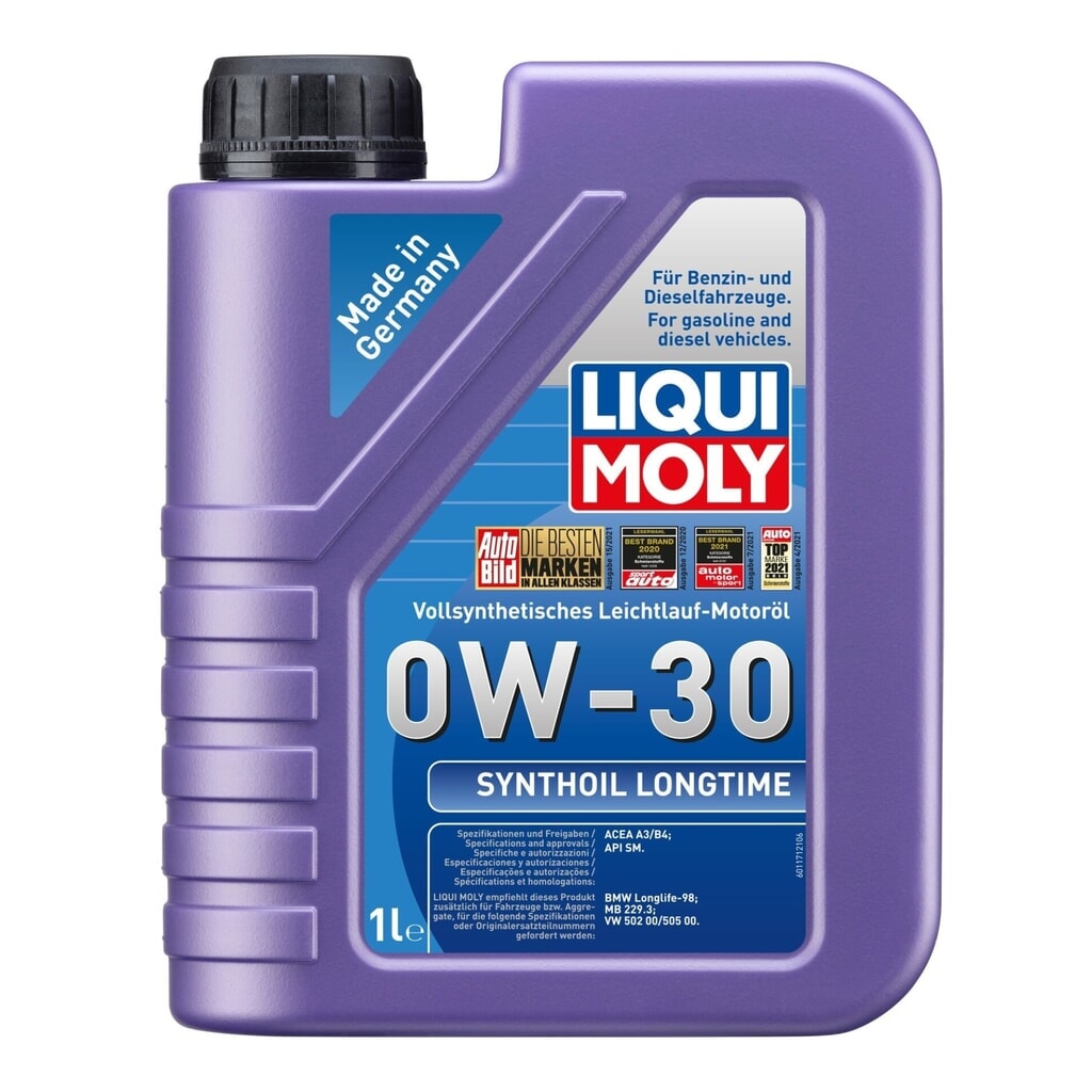 LIQUI MOLY Synthoil Longtime 0W-30 1 l Produktabbildung: LIQUI MOLY Synthoil Longtime 0W-30 1 l