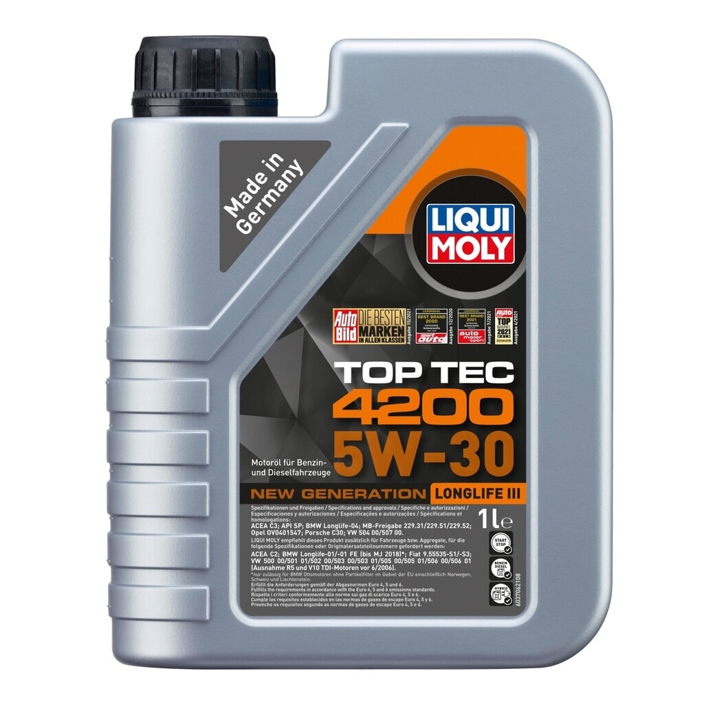 LIQUI MOLY Top Tec 4200 5W-30 1 l Produktabbildung: LIQUI MOLY Top Tec 4200 5W-30 1 l