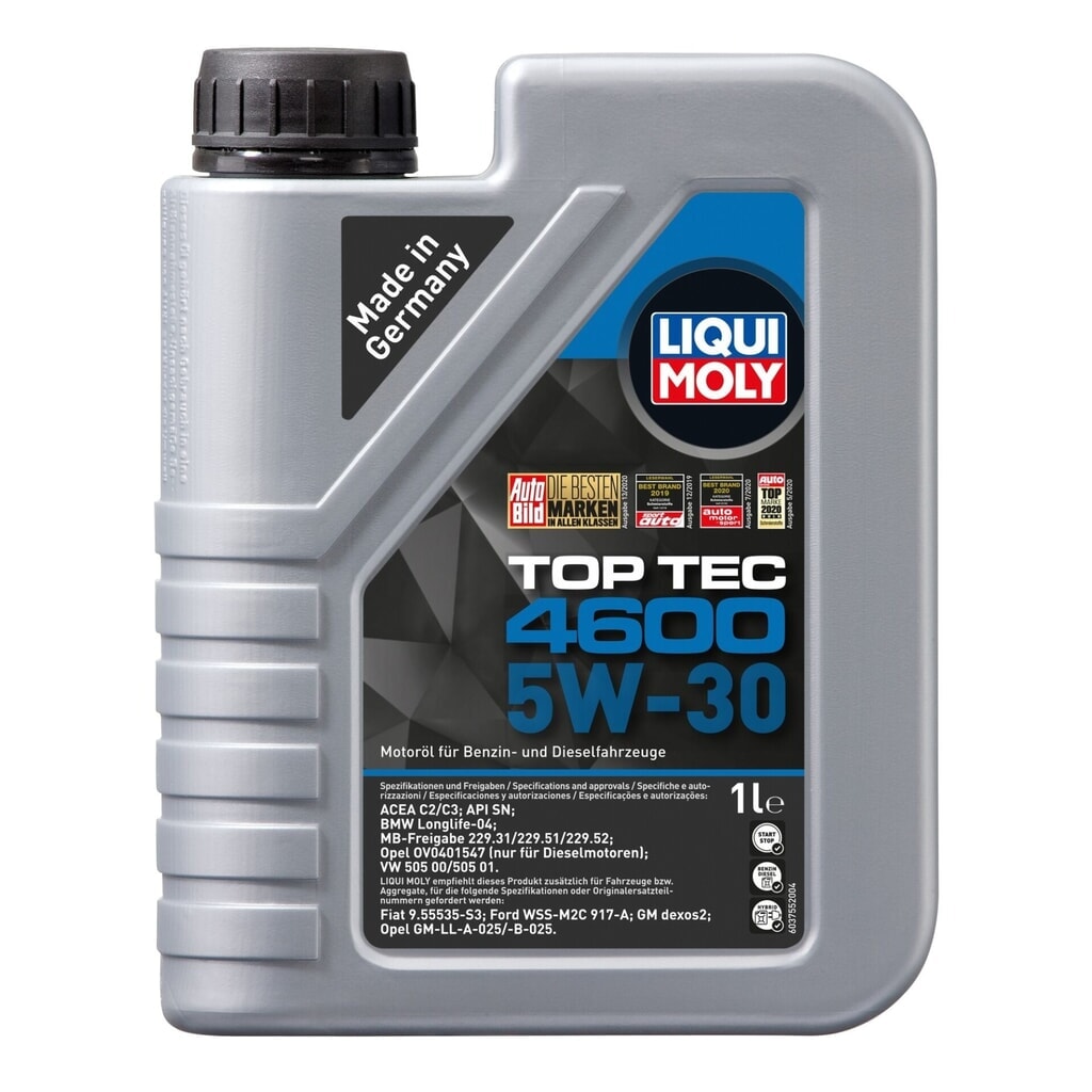 LIQUI MOLY Top Tec 4600 5W-30 1 l Produktabbildung: LIQUI MOLY Top Tec 4600 5W-30 1 l
