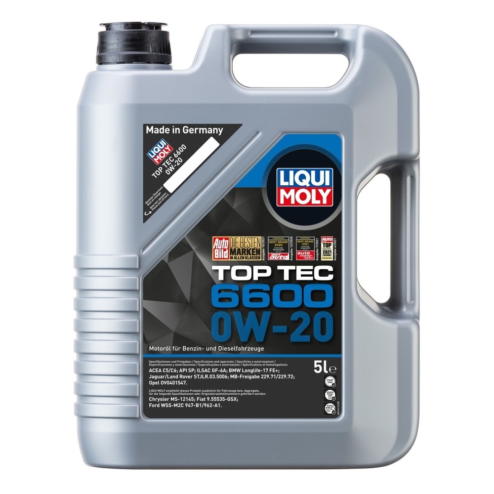 Produktabbildung Nr. 1: LIQUI MOLY Top Tec 6600 0W-20 5 l