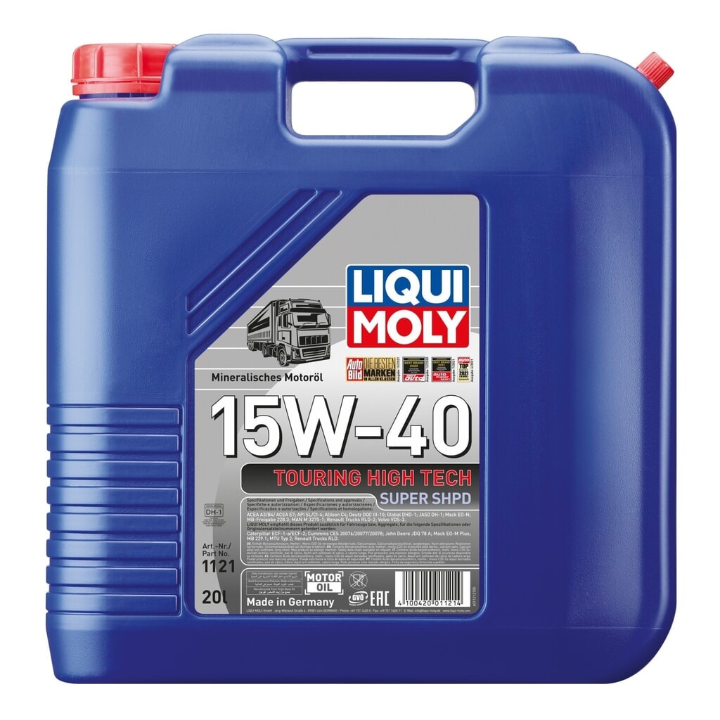 Produktabbildung: LIQUI MOLY Touring High Tech Super SHPD 15W-40 20 l
