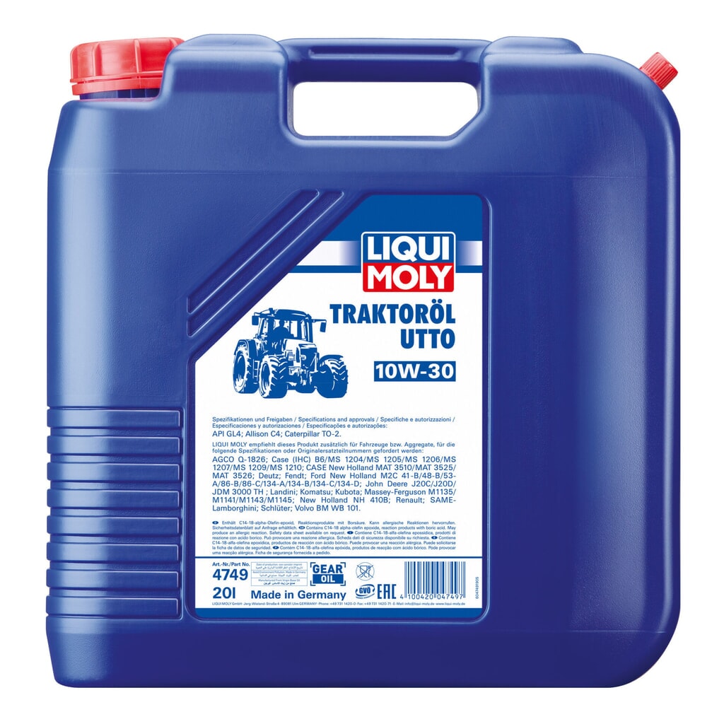 LIQUI MOLY Traktoröl UTTO 10W-30 20 l Produktabbildung: LIQUI MOLY Traktoröl UTTO 10W-30 20 l