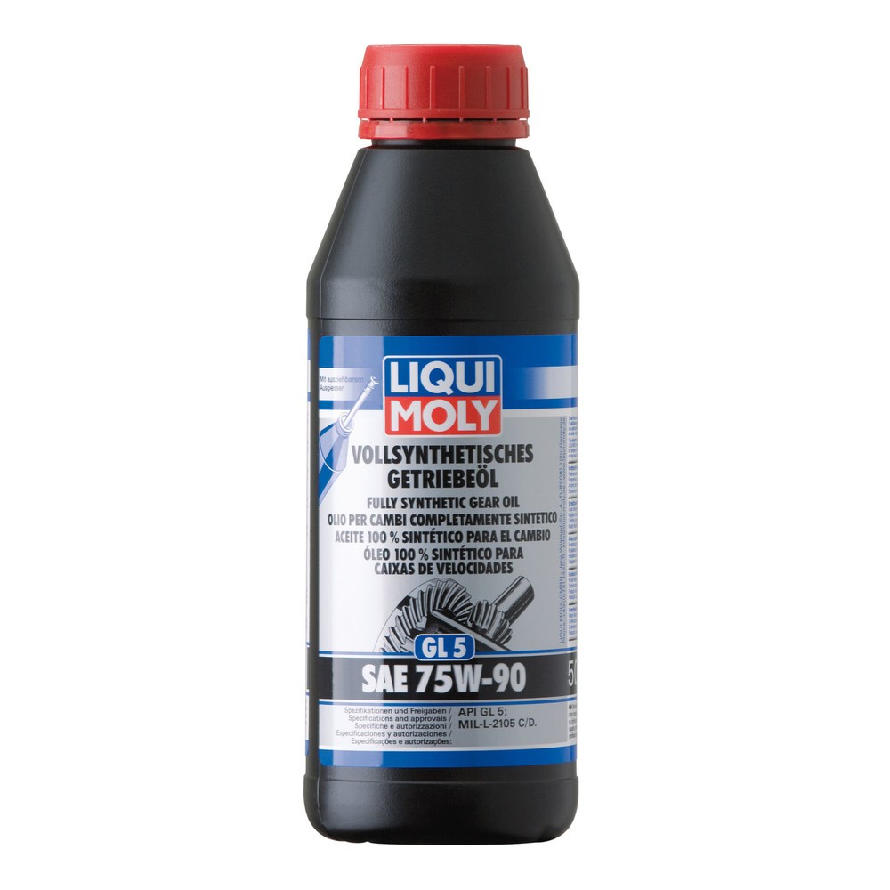 Produktabbildung: LIQUI MOLY Vollsynthetisches Getriebeöl (GL5) SAE 75W-90 500 ml
