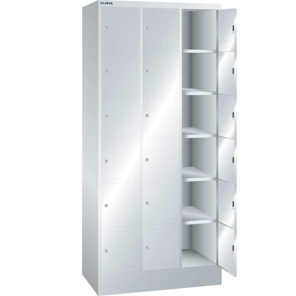 Immagine del prodotto: LISTA Armadio a scomparti, (LxPxH) 905x500x1995mm, 3x6 scomparti, dispositivo di chiusura