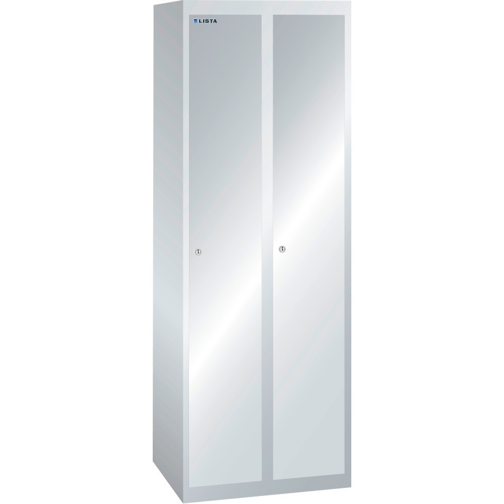 Immagine del prodotto: LISTA Armadio guardaroba, (PxH) 500x1700mm, senza base, 2 scomparti, dispositivo di chiusura