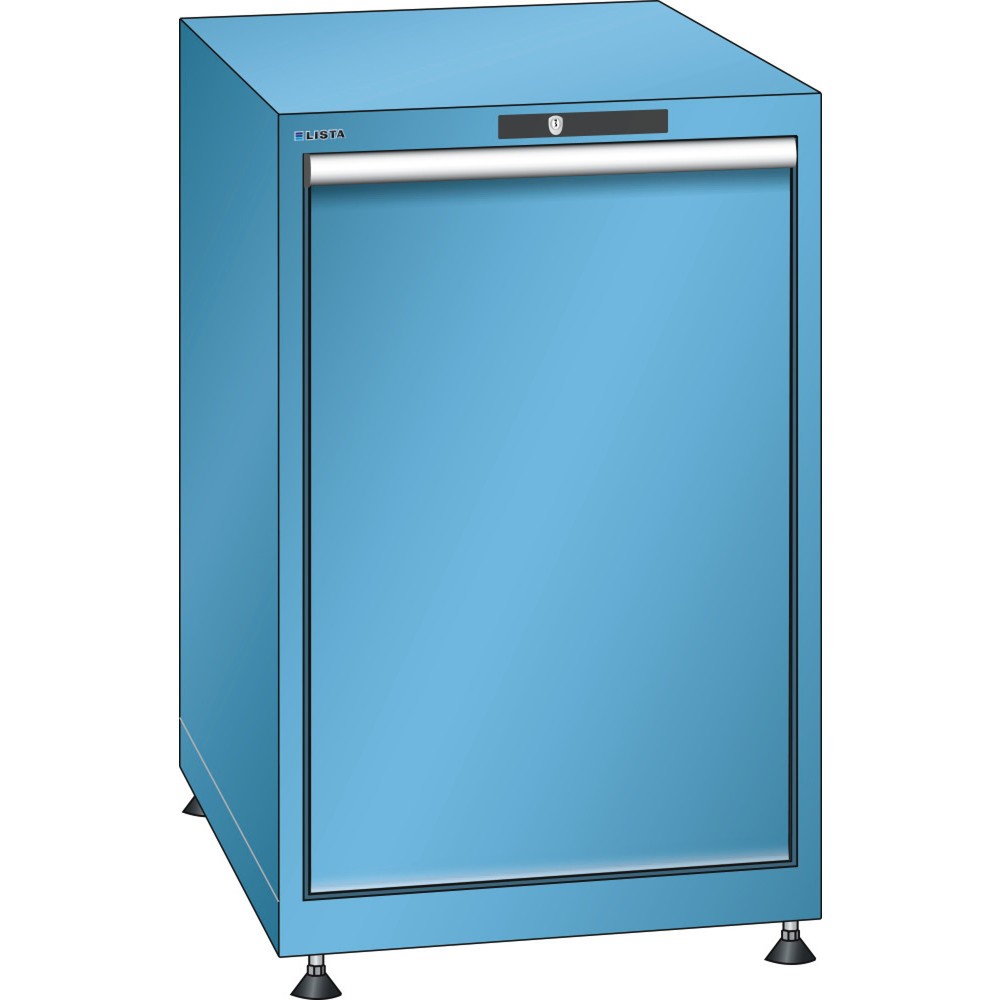 Produktabbildung: LISTA Entsorgungsschrank, (TxH) 725x850mm, Breite 411mm, lichtblau
