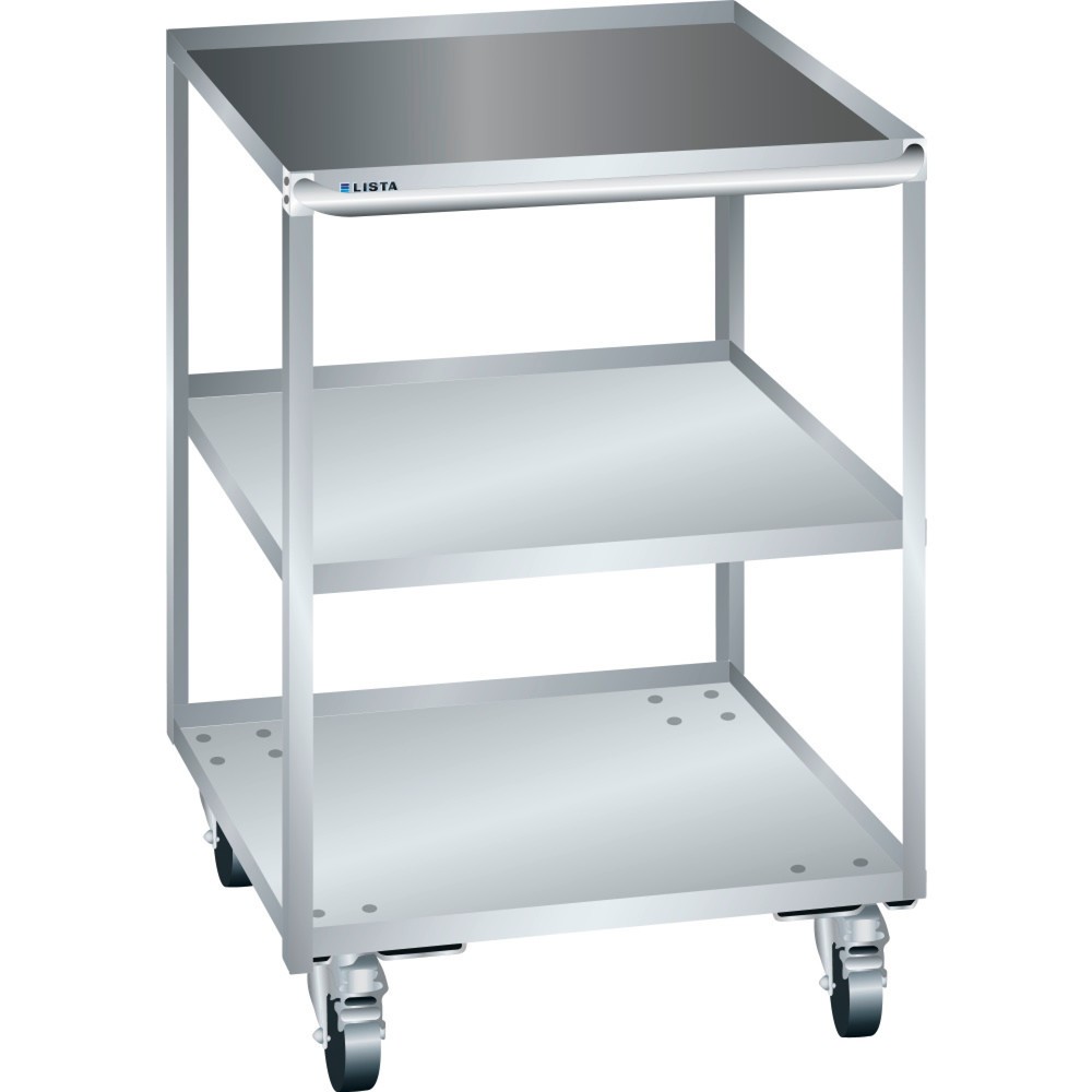 Produktabbildung: LISTA Kommissionierwagen 27x36E, (BxTxH) 564x725x810mm, lichtgrau