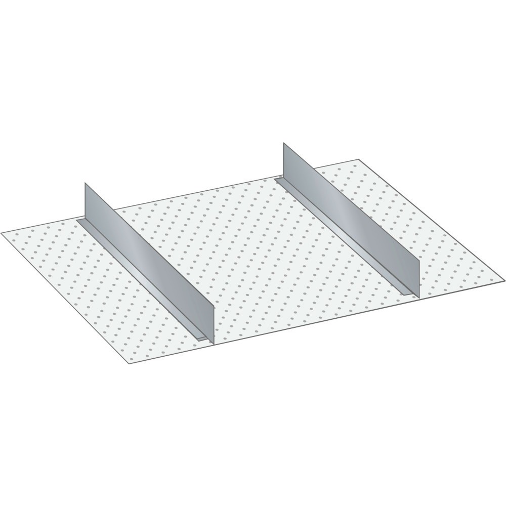 Produktabbildung: LISTA Set Trennwände 18x27E, (BxT) 306x459mm, für Fronthöhe 100mm