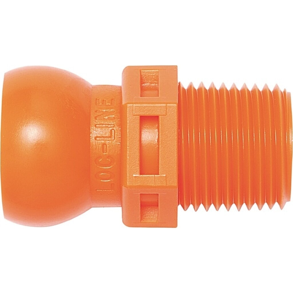 LOC-LINE Gewindenippel, NPT R 3/8, Größe 1/2 ″, Beutel mit 4 Stück Produktabbildung: LOC-LINE Gewindenippel, NPT R 3/8, Größe 1/2 ″, Beutel mit 4 Stück