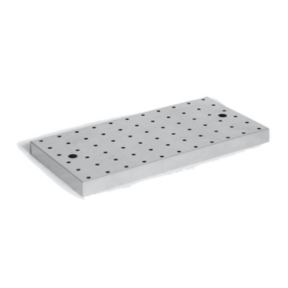 Produktabbildung: Restposten - Zwischenverkauf vorbehalten: Lochblechabdeckung für Steinbock® Chemikalien- und Giftschrank, BxT 500 x 500 mm
