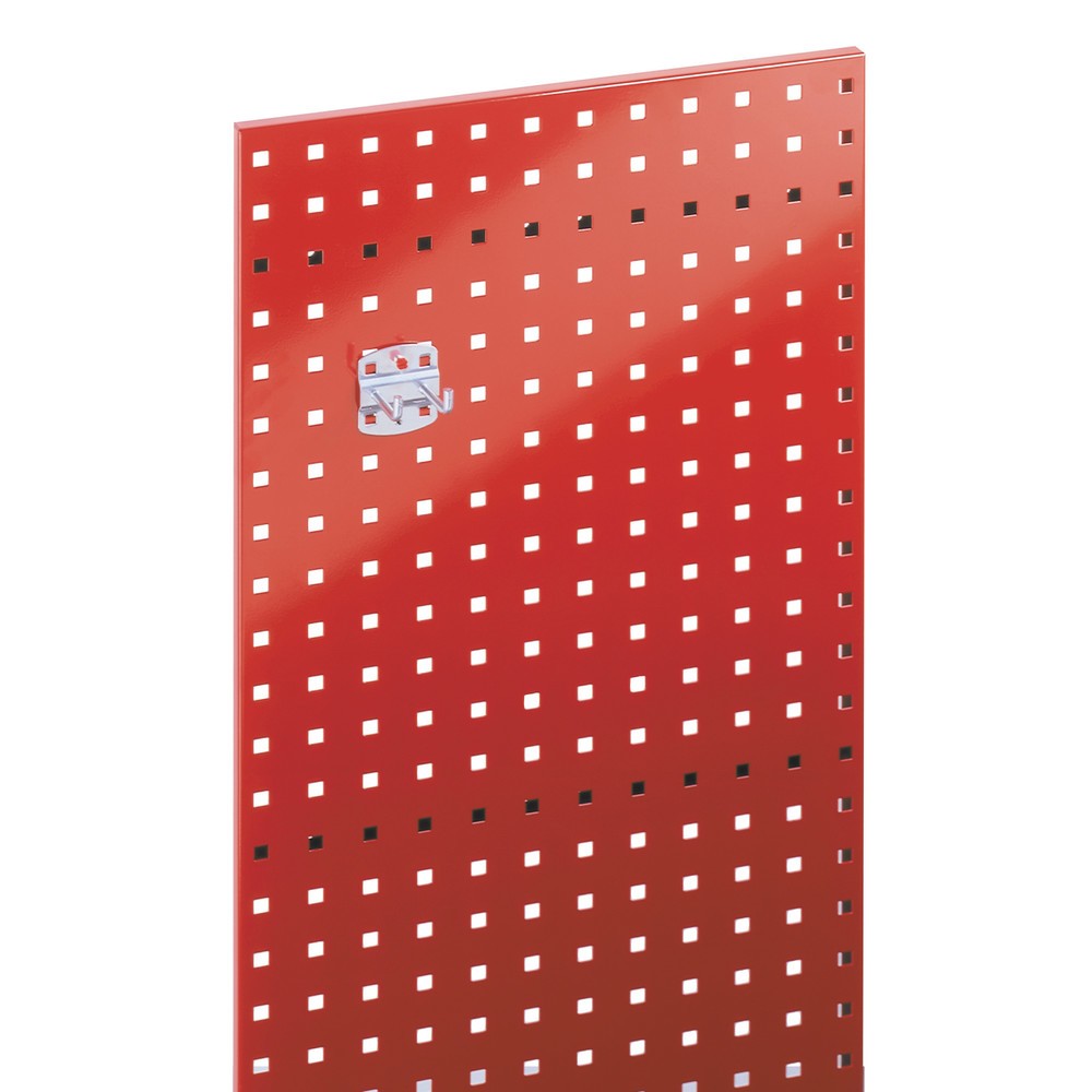 Produktabbildung: Kappes RasterPlan Lochplatte, HxB 450 x 2.000 mm, verkehrsrot