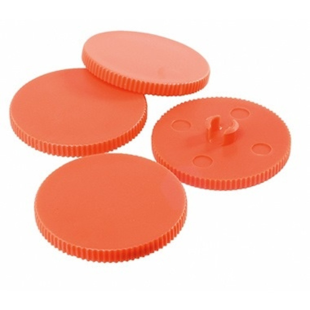 Produktabbildung: Rapid Lochscheibe 23001000 28mm für Locher HDC150 orange 10 St./Pack.