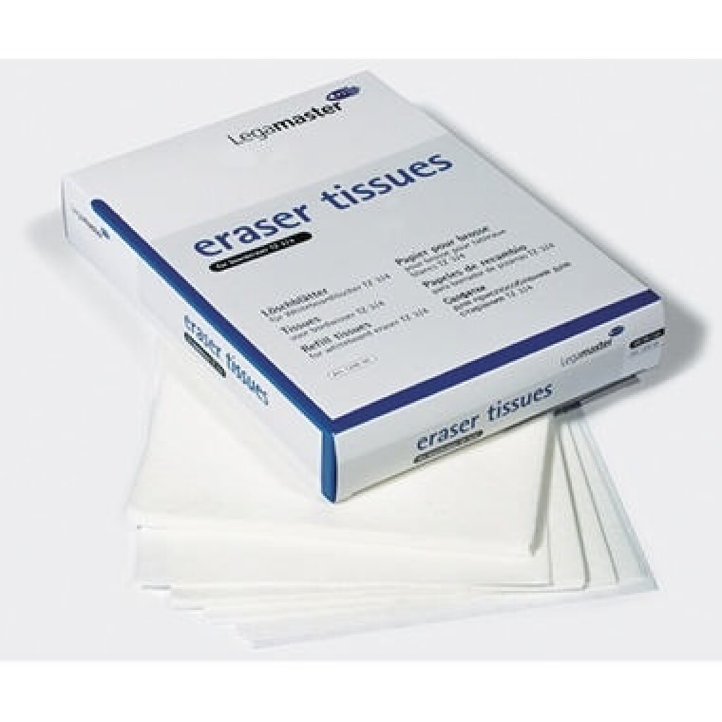 Legamaster Löschpapier 7-120600 für Tafellöscher TZ4 100 St./Pack. Produktabbildung: Legamaster Löschpapier 7-120600 für Tafellöscher TZ4 100 St./Pack.