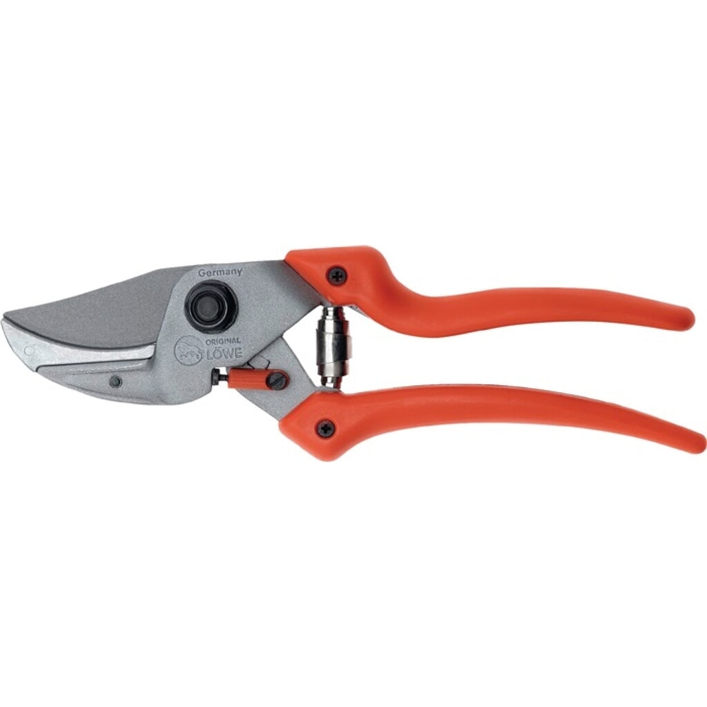 LÖWE Gartenschere Amboss 8.107 Gesamt-L.210mm Schneidleist.24mm m.Ku-Griffen Produktabbildung: LÖWE Gartenschere Amboss 8.107 Gesamt-L.210mm Schneidleist.24mm m.Ku-Griffen