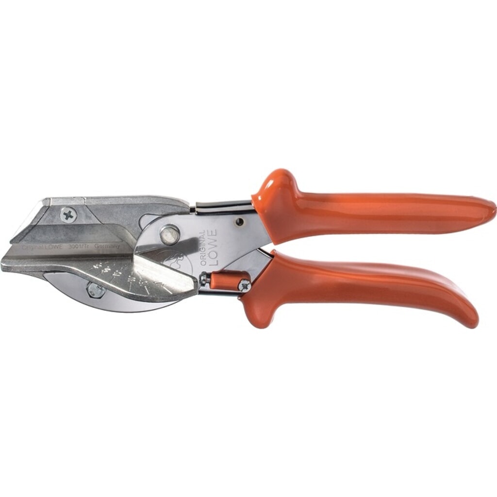 LÖWE Gehrungsschere 3804 L.210mm Klingen-L.50mm Schnitt-St.max.7,5mm Produktabbildung: LÖWE Gehrungsschere 3804 L.210mm Klingen-L.50mm Schnitt-St.max.7,5mm